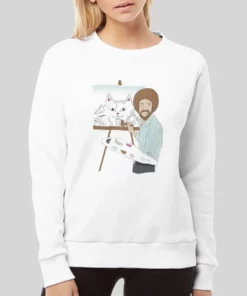 Streetwear Beautiful Mountain Bob Ross Ripndip Hoodie 4