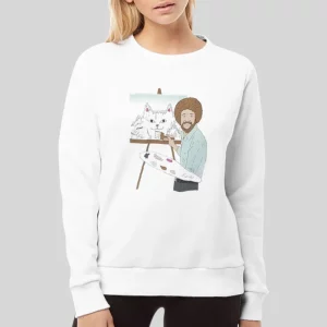 Streetwear Beautiful Mountain Bob Ross Ripndip Hoodie 4