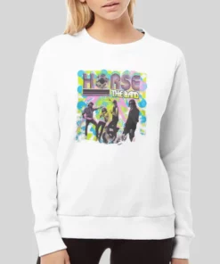 Super 80s Merch Horse The Band Hoodie 4