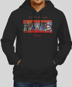 Super Goku Villains Primitive Dragon Ball Z Hoodie 1