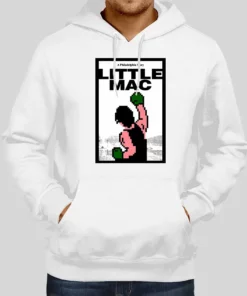Super Smash Bros Little Mac Pink Hoodie 1