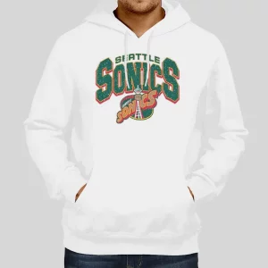 Supersonics 1994 Vintage Team Club Logo Hoodie