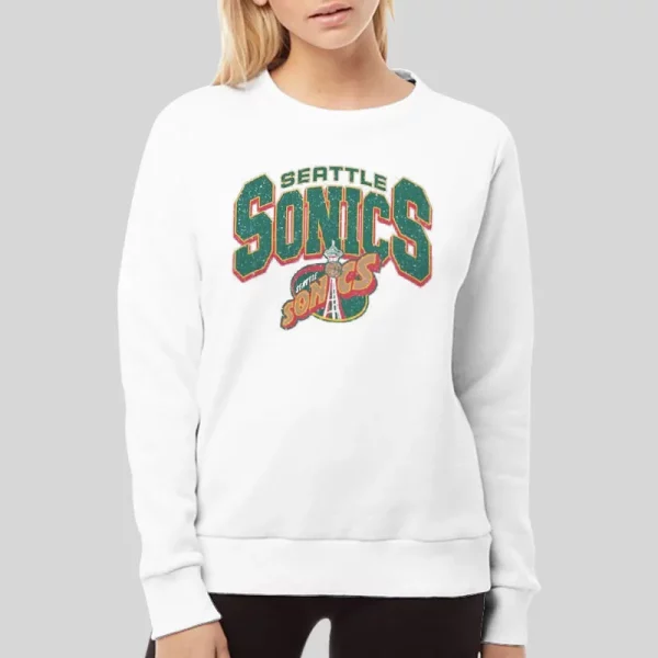 Supersonics 1994 Vintage Team Club Logo Hoodie