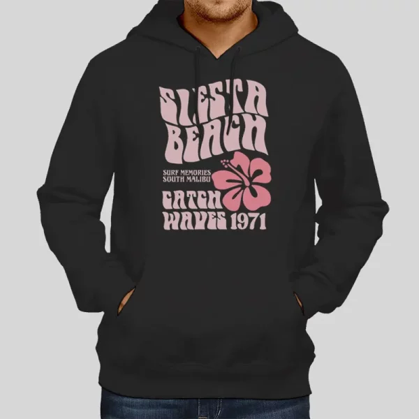 Surf Memories South Malibu Siesta Beach Hoodie