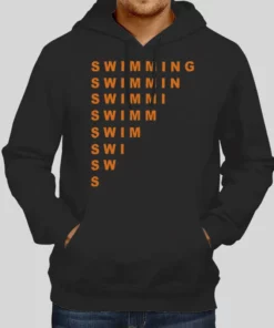 Swimming Wave Mac Miller Hoodie 1