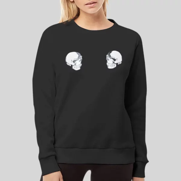 The Clash Double Skull Number Nine Skull Hoodie