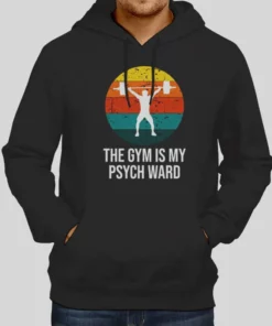 The Gym Is My Psych Ward Gymnastics Hoodie 1