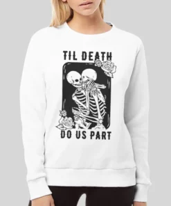 The Married Couple Till Death Do Us Part Hoodie 4
