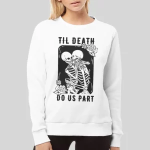 The Married Couple Till Death Do Us Part Hoodie 4