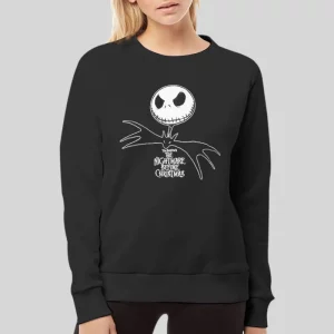 Tim Burton S 1990's Nightmare Before Christmas Hoodie 4