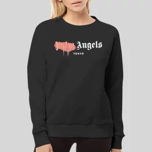 Tokyo Sprayed Palm Angels Split Effect Hoodie 4