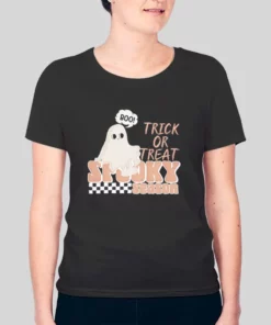 Trick Or Treat Spooky Season Hoodie Two Sided Print 4