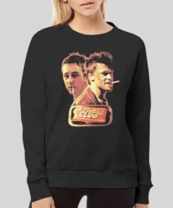 Tyler Durden Edward Norton Brad Pitt Fight Club Hoodie 2