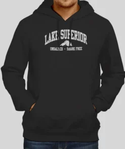 Unsalted And Shark Free Lake Michigan Unsalted Hoodie 1