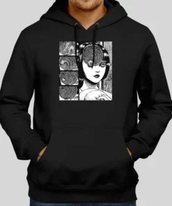 Uzumaki Junji Ito Manga Horror Junji Ito Hoodie 1