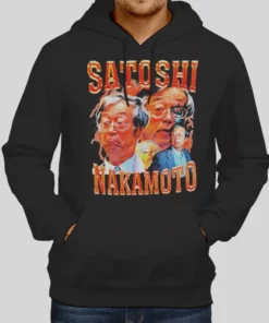 Vintage 90s Bitcoin Satoshi Nakamoto Hoodie 1