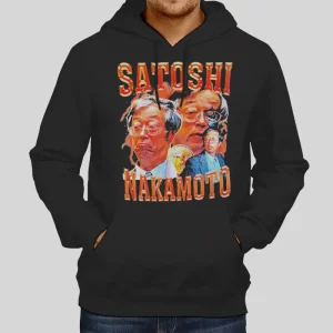 Vintage 90’s Bitcoin Satoshi Nakamoto Hoodie