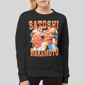 Vintage 90s Bitcoin Satoshi Nakamoto Hoodie 4