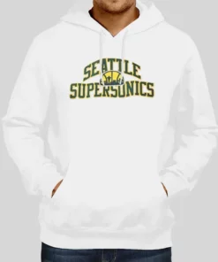 Vintage 90s Seattle Supersonics Hoodie 1