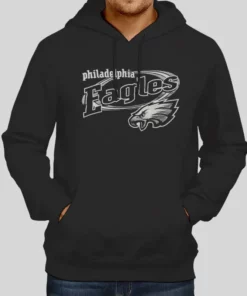 Vintage 90s Super Bowl Philadelphia Old School Eagles Hoodie 1