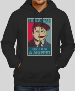 Vintage Am I A Man Or Am I A Muppet Hoodie 1