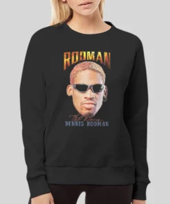 Vintage Bulls Throwback Dennis Rodman Hoodie 2