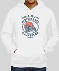 Vintage Camp Crystal Lake Counselor Friday The 13th Hoodie 1