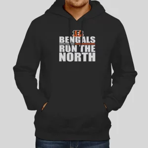 Vintage Cincinnati Bengals Run The North Hoodie