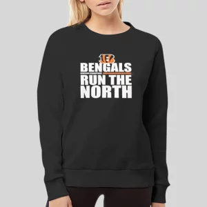 Vintage Cincinnati Bengals Run The North Hoodie 4