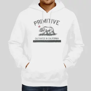 Vintage Cultivated Bear Primitive California Hoodie