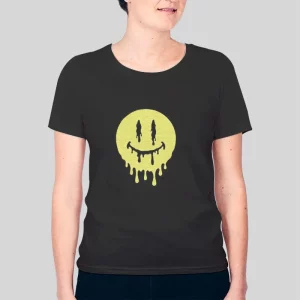 Vintage Drippy Smiley Face Hoodie