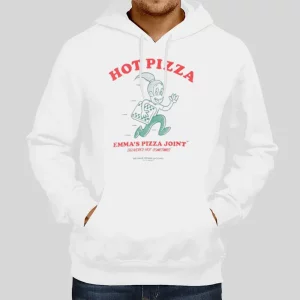 Vintage Funny Emma Chamberlain Pizza Hoodie