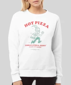 Vintage Funny Emma Chamberlain Pizza Hoodie 4