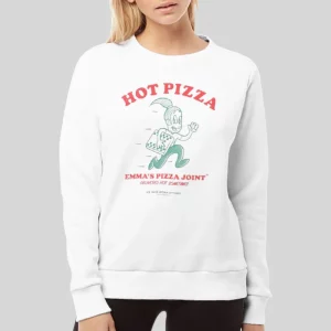 Vintage Funny Emma Chamberlain Pizza Hoodie 4