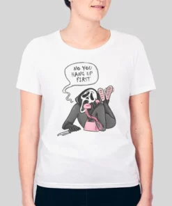 Vintage Ghostface No You Hang Up Scream Hoodie 4