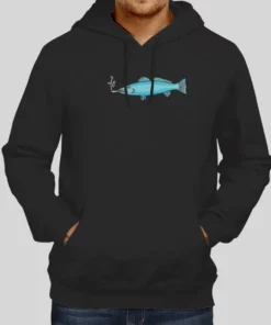 Vintage Good Worth Smoking Fish Hoodie 1
