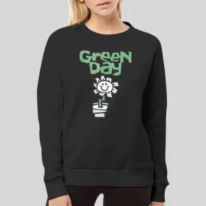 Vintage Green Day Kerplunk Green Day Flower Pot Hoodie 3