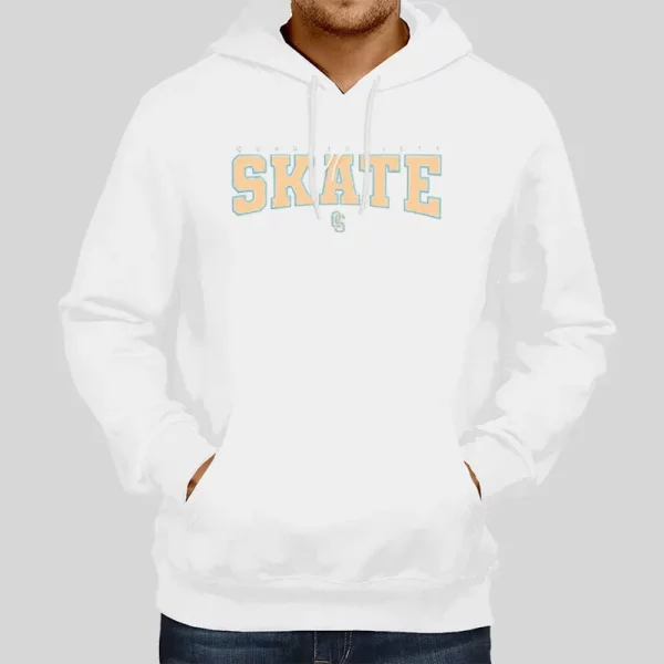 Vintage Grey Skate Hoodie