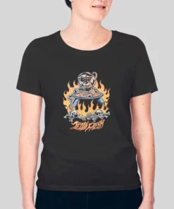 Vintage Halloween Teddy Fresh Flame Hoodie 3