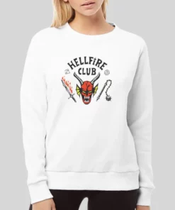Vintage Hellfire Club Stranger Things Hoodie 3