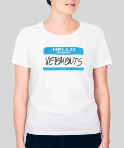 Vintage Hello My Name Is Vetements Fw17 Hoodie 3