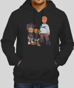 Vintage Huey Riley Grandpa Boondocks Hoodies 1