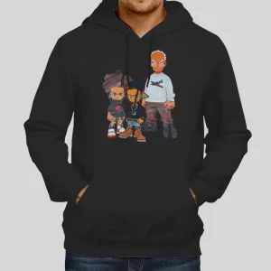 Vintage Huey Riley Grandpa Boondocks Hoodies