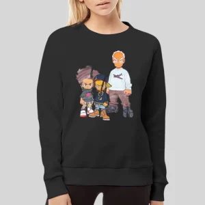 Vintage Huey Riley Grandpa Boondocks Hoodies 3