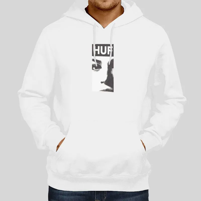 Vintage Huf Type Pink Hoodie