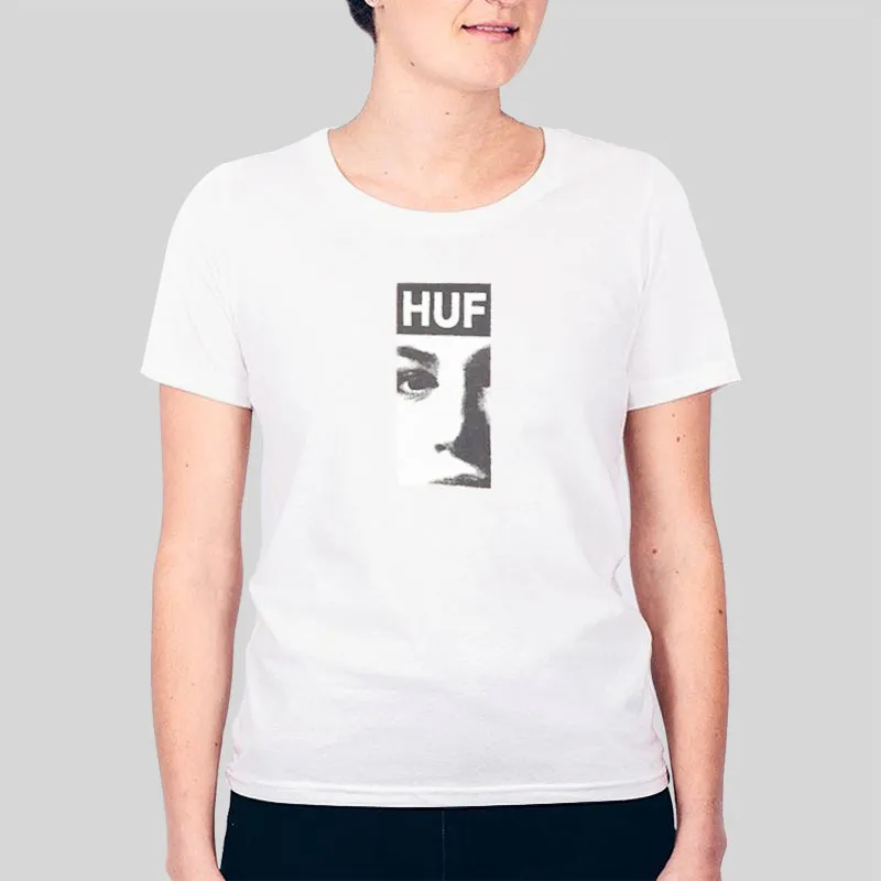 Vintage Huf Type Pink Hoodie