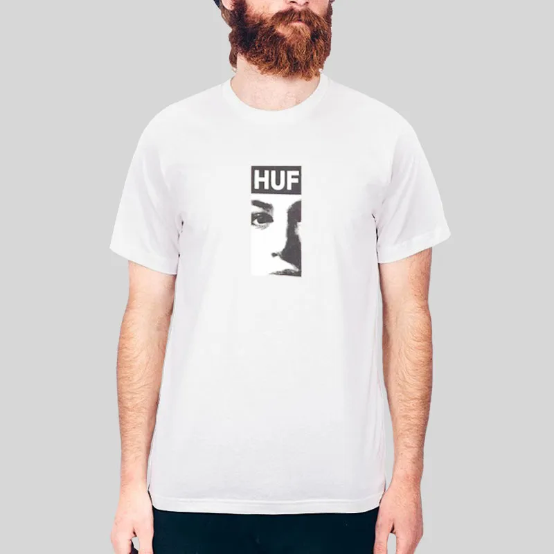 Vintage Huf Type Pink Hoodie