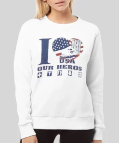 Vintage I Love Usa Our Heroes Hoodie 1 Vintage I Love Usa Our Heroes Hoodie 2