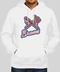 Vintage Inspired Atlanta Bloody Braves Hoodie 1