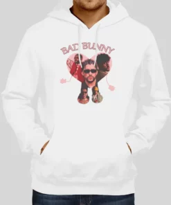 Vintage Inspired Bad Bunny Hoodie 1